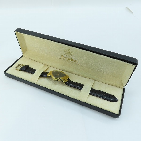 実際に弊社で買取させて頂いたHAMILTON/ハミルトン ベンチュラ クォーツ  6250 腕時計【動作未確認】の画像 7枚目