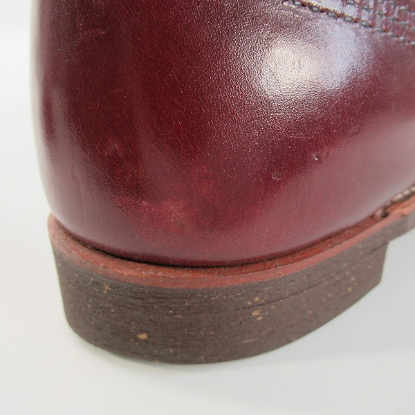 実際に弊社で買取させて頂いたRED WING/レッドウィング 羽タグ アイアンレンジマンソンブーツ 8012/8.5Dの画像 9枚目