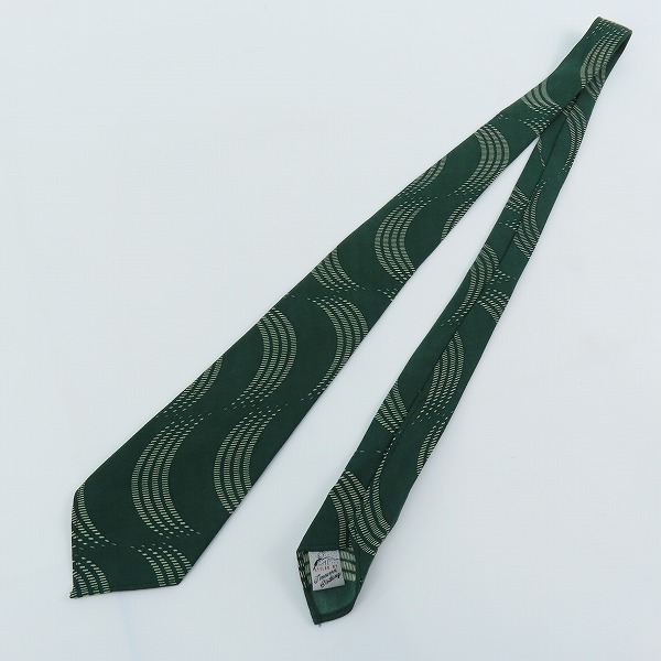 実際に弊社で買取させて頂いたTIMEWORN CLOTHING/タイムウォーンクロージング 総柄 ネクタイ/ポケットチーフ 2点セットの画像 1枚目