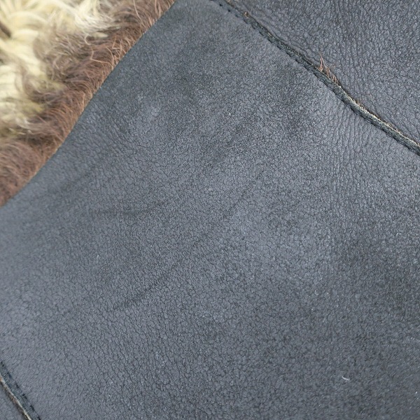 実際に弊社で買取させて頂いたSHELLAC/シェラック ムートン ティグラード シングル ライダース ブルゾン 19008/44の画像 7枚目