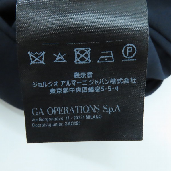 実際に弊社で買取させて頂いた【JPタグ】GIORGIO ARMANI/ジョルジオアルマーニ ウール スラックスパンツ 8CGPP03B/48Rの画像 4枚目