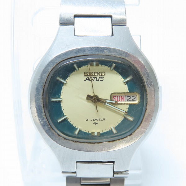 実際に弊社で買取させて頂いたSEIKO/セイコー 5 ACTUS 5アクタス 自動巻き 7019-5010 