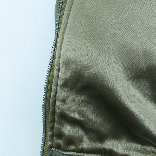 実際に弊社で買取させて頂いたBUZZ RICKSON'S/バズリクソンズ L-2B フライトジャケット M13467/Lの画像 6枚目