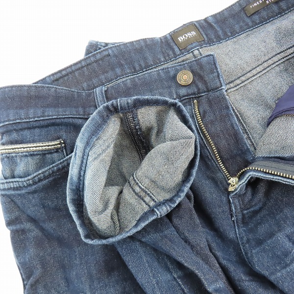 実際に弊社で買取させて頂いたHUGO BOSS/ヒューゴボス CANDIANI/カンディアーニ インディゴブルー/ デニム/34×32の画像 6枚目
