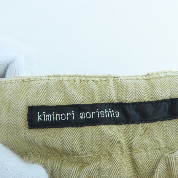 実際に弊社で買取させて頂いたkiminori morishita/キミノリモリシタ カーゴ パラシュートパンツ ベージュ 7847311-1 5/48の画像 3枚目