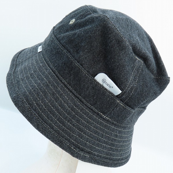 実際に弊社で買取させて頂いたWTAPS/ダブルタップス 21SS BUCKET 01/HAT/ COTTON. DENIM.バケットハット /02の画像 2枚目