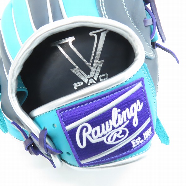 実際に弊社で買取させて頂いたRawlings/ローリングス 軟式グラブ 右投用 HYPER TECH COLOR SYNC 内野手用 GR4HTCN62の画像 4枚目