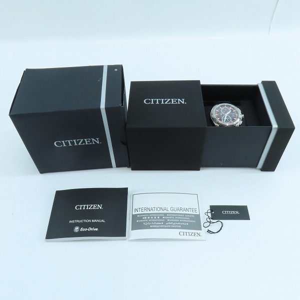実際に弊社で買取させて頂いたCITIZEN/シチズン エコドライブ クロノグラフ 腕時計 CA0270-08Eの画像 9枚目