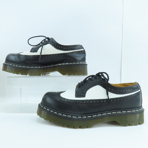 実際に弊社で買取させて頂いたDr.Martens/ドクターマーチン BROGUE SHOE BEX/WINGTIP レザー ウイングチップ/ドレスシューズ 10458001/UK7の画像 3枚目