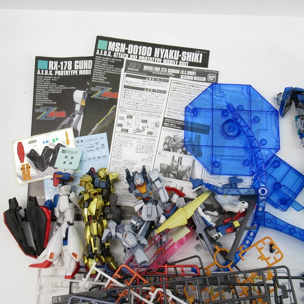 実際に弊社で買取させて頂いた【おまとめ】バンダイ MG ダブルオーガンダム セブンソード/G クリアカラー/Hi-νガンダム Ver.Ka 他/HG/ガンプラの画像 5枚目