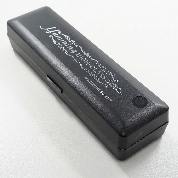 実際に弊社で買取させて頂いたM.SUZUKI/スズキ SU-21W Humming 高級ハミング 21穴 複音ハーモニカ F#Nm調 ハーモニカ ケース付きの画像 7枚目