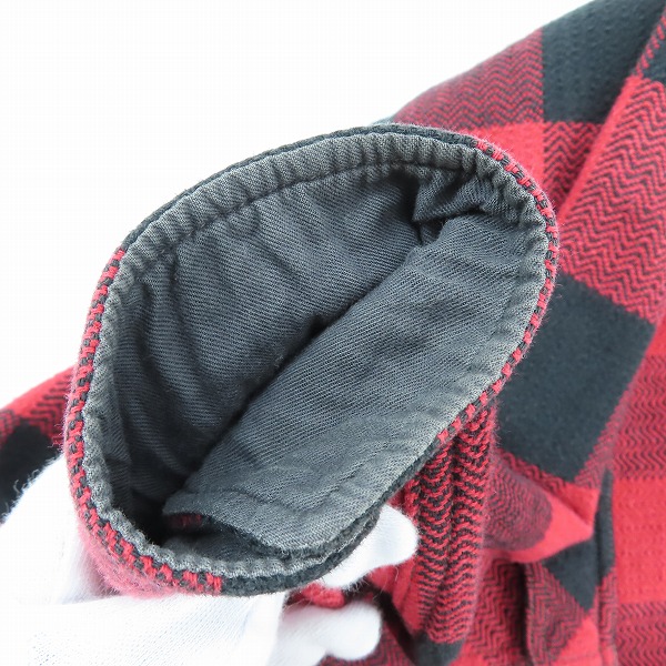 実際に弊社で買取させて頂いたFLAT HEAD/フラットヘッド チンスト ネルシャツ の画像 7枚目