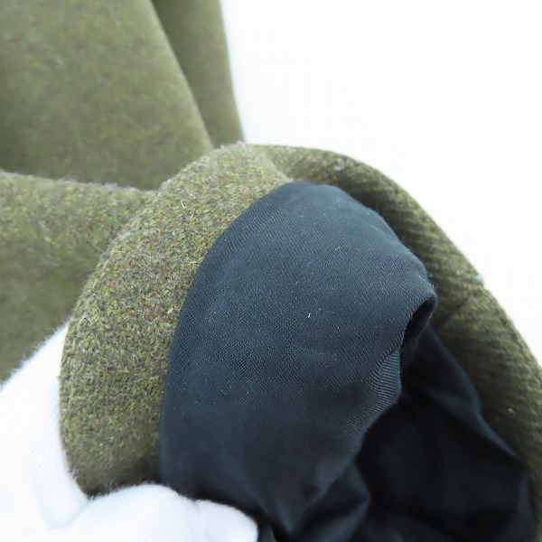 実際に弊社で買取させて頂いたA.P.C./アーペーセー ウール混 フード付きジップロングコート Sの画像 5枚目