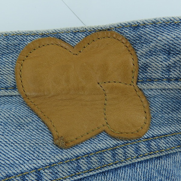 実際に弊社で買取させて頂いたNUMBER (N)INE/ナンバーナイン Takahiro Miyashita 06SS ペイント加工 デニムパンツ/2の画像 6枚目