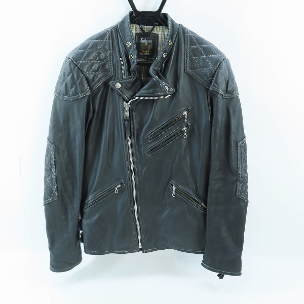 実際に弊社で買取させて頂いたSchott ショット クラシックレーサー セミダブル レザージャケット 3181013/L