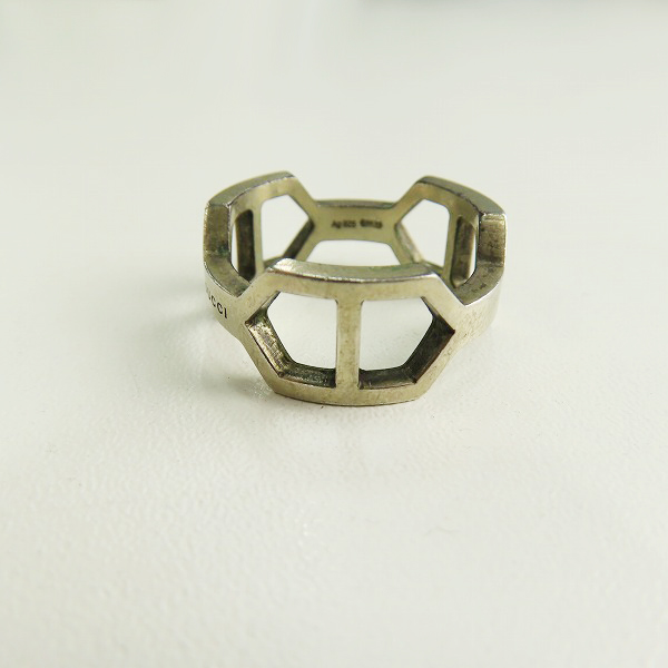 実際に弊社で買取させて頂いたGUCCI/グッチ リング Ag925 デザインリング/指輪 19.5号の画像 1枚目