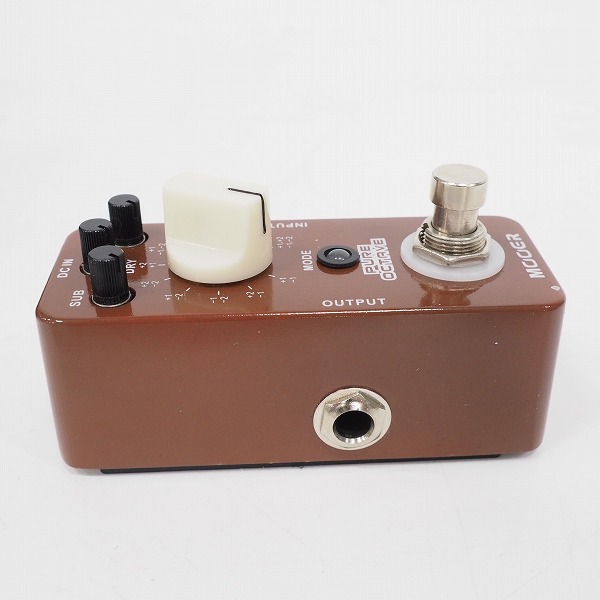 実際に弊社で買取させて頂いたMOOER/ムーア PURE OCTAVE/オクターバー ペダル エフェクター【動作確認済】の画像 4枚目