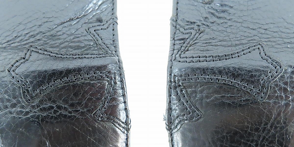 実際に弊社で買取させて頂いた【カスタム】CHROME HEARTS/クロムハーツ WAVE/ウェーブウォレット 長財布/クロスボタン 3クロスパッチの画像 5枚目