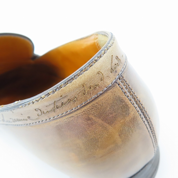 実際に弊社で買取させて頂いたBerluti/ベルルッティ カリグラフィ アンディ デムジュール レザー ローファー 8.5の画像 8枚目