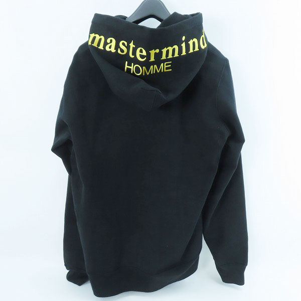 実際に弊社で買取させて頂いたmastermind HOMME×A-GIRL'S/マスターマインド×エイガールズ ゴールドロゴプリントパーカー 15AWMM-SW87-05/Lの画像 1枚目