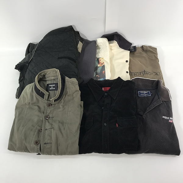実際に弊社で買取させて頂いた【おまとめ】ラルフローレン/リーバイス/カバンドズッカ 等 ポロシャツ/ボタンシャツ/ボタンジャケット 他