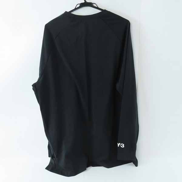 実際に弊社で買取させて頂いたY-3/ワイスリー アディダス×ヨウジヤマモト 3S LS TEE ３ストライプス ロングスリーブ Tシャツ  IR6268/XLの画像 1枚目