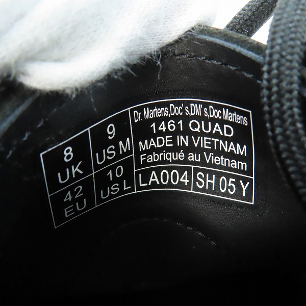 実際に弊社で買取させて頂いたDr.Martens/ドクターマーチン 1461 QUAD 3EYE 3ホールブーツ/UK8の画像 5枚目