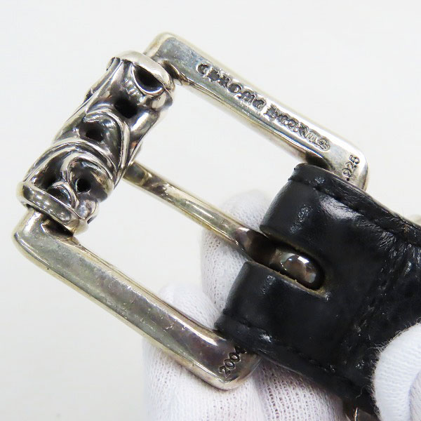 実際に弊社で買取させて頂いたCHROME HEARTS/クロムハーツ 3PCS/3ピース ローラーベルト/25の画像 6枚目