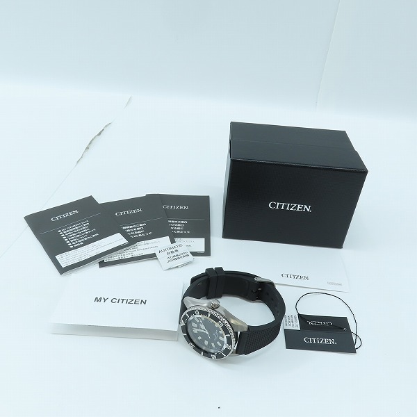 実際に弊社で買取させて頂いたCITIZEN/シチズン PROMASTER/プロマスター MARINEシリーズ 腕時計 NB6021-17Eの画像 7枚目