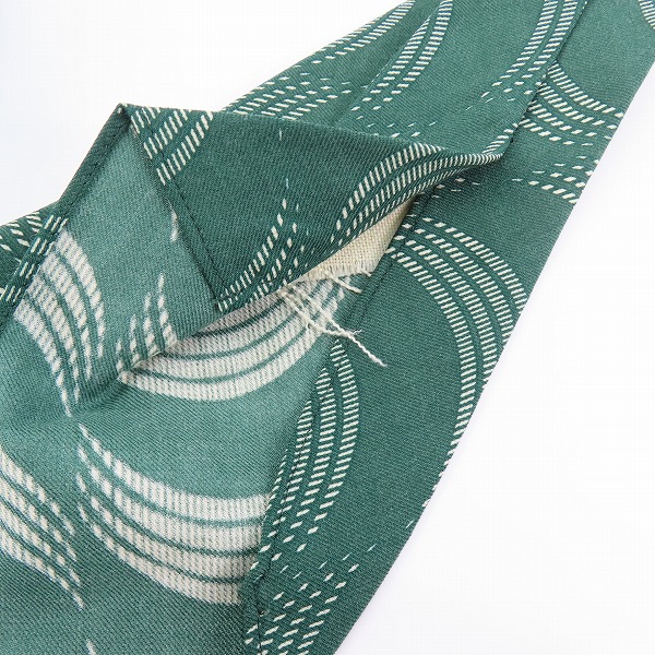 実際に弊社で買取させて頂いたTIMEWORN CLOTHING/タイムウォーンクロージング 総柄 ネクタイ/ポケットチーフ 2点セットの画像 4枚目