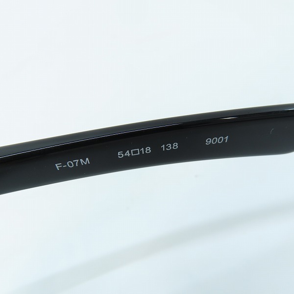 実際に弊社で買取させて頂いた999.9 feelsun/フォーナインズ フィールサン メガネ/アイウェア F-07Mの画像 5枚目
