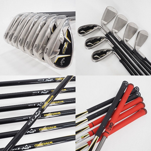実際に弊社で買取させて頂いたCallaway/キャロウェイ WARBIRD/ウォーバード メンズ ゴルフクラブ 10本セット FLEX：R キャディバッグ付きの画像 2枚目