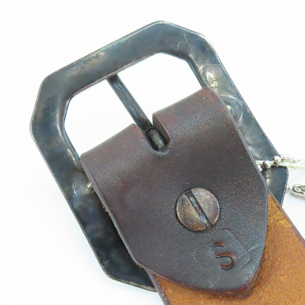 実際に弊社で買取させて頂いたHYSTERIC GLAMOUR×OLD STUD/ヒステリックグラマー×オールドスタッズ スタッズ レザー ベルト 0251QE03281の画像 2枚目