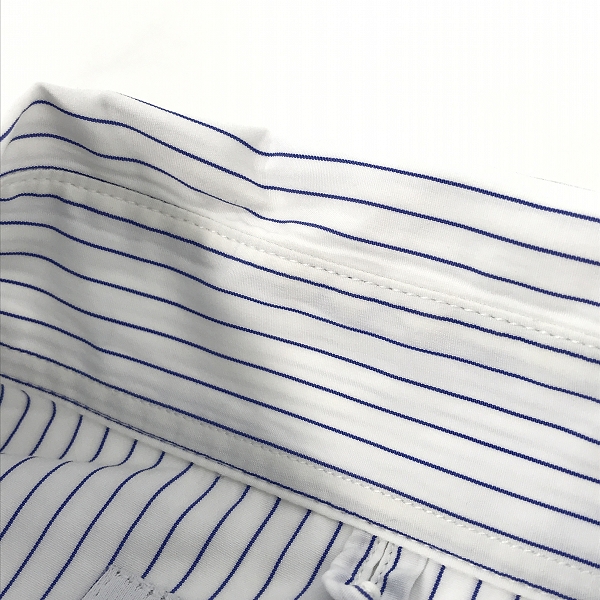 実際に弊社で買取させて頂いたWTAPS × THOMAS MASON/ダブルタップス × トーマス メイソン 20SS ストライプ柄シャツ 201TQDT-SHM03/1の画像 7枚目