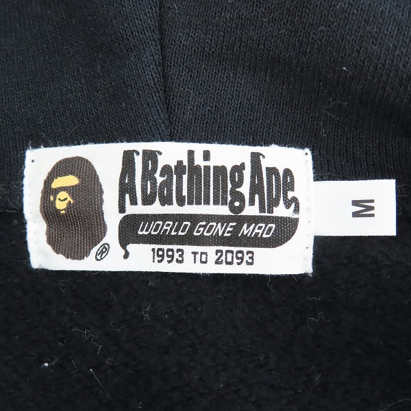 実際に弊社で買取させて頂いたA BATHING APE/アベイシングエイプ 18SS SHARK FULL ZIP HOODIE シャークパーカー 001ZPE301001X/Mの画像 5枚目