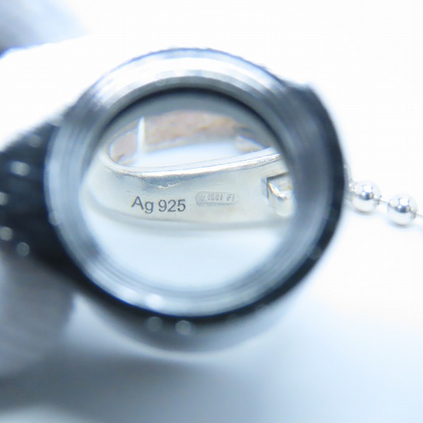 実際に弊社で買取させて頂いたGUCCI/グッチ ハートGGロゴ シルバー925 ネックレスの画像 6枚目