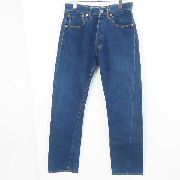 実際に弊社で買取させて頂いたLEVI'S/リーバイス 501XX 復刻 刻印555 ビッグE 赤耳 米国製 デニムパンツ 47501-0117/32×36