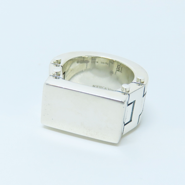 実際に弊社で買取させて頂いたBOTTEGA VENETA/ボッテガヴェネタ ボルト シルバーリング 680314 V5070/14.5-15.5号