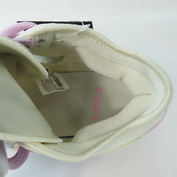 実際に弊社で買取させて頂いた【未使用】atmos×NIKE/アトモス×ナイキ LEBRON 18 LOW SAKURA CV7562-101/26.5の画像 4枚目