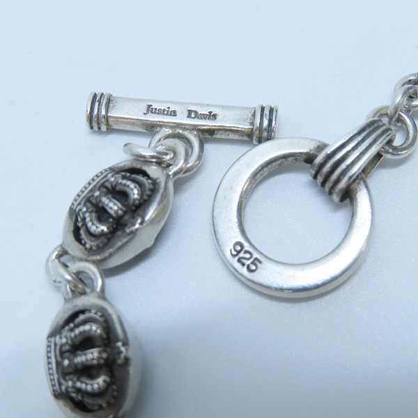実際に弊社で買取させて頂いたJustin Davis/ジャスティンデイビス MEDIAM QE2 BRACELET ブレスレット SBJ135の画像 5枚目