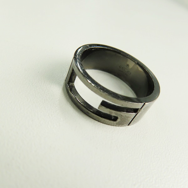 実際に弊社で買取させて頂いたGUCCI/グッチ 925 Gリング/指輪 21号