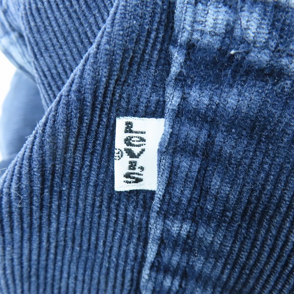 実際に弊社で買取させて頂いたLevis/リーバイス 90s ヴィンテージ 刻印698 白タブ コーデュロイパンツ 519-1517 W34 L30の画像 4枚目