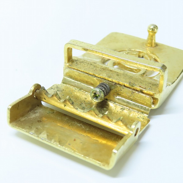 実際に弊社で買取させて頂いたCHANEL/シャネル ロゴ ココマーク ゴールド ベルトバックルの画像 3枚目