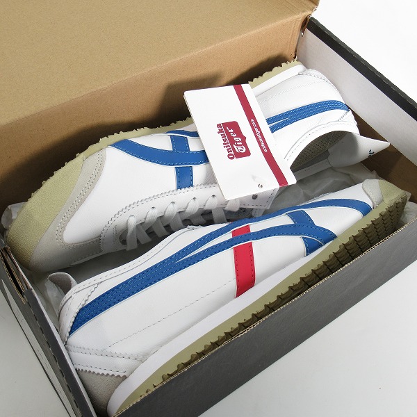 実際に弊社で買取させて頂いた【未使用】Onitsuka Tiger/オニツカタイガー MEXICO 66/メキシコ 66  ローカット スニーカー DL408 0146/26.5の画像 6枚目