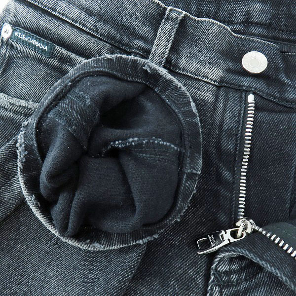 実際に弊社で買取させて頂いたDOLCE&GABBANA/ドルチェ&ガッバーナ DG グラフィティ デニムパンツ/ジーンズ GY07LD/G8GV8/44の画像 2枚目