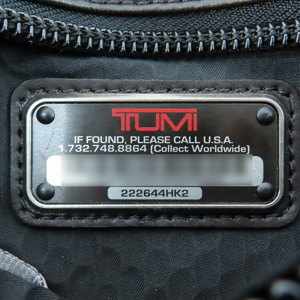 実際に弊社で買取させて頂いたTUMI/トゥミ ALPHA BRAVO/アルファブラボー パトリック/222644HK2の画像 5枚目