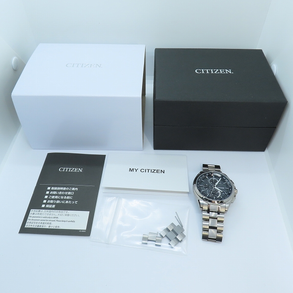 実際に弊社で買取させて頂いたCITIZEN/シチズン アテッサ エコドライブ AT8040-57E/H804-T018696の画像 9枚目