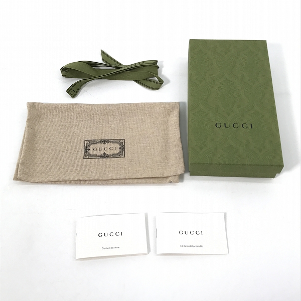 実際に弊社で買取させて頂いたGUCCI/グッチ ロゴ ジップアラウンドウォレット/長財布の画像 8枚目