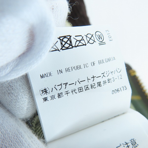 実際に弊社で買取させて頂いたBarbour/バブアー ポリエステル コーデュロイ 切替 ジャケット 232MCA0458/36の画像 4枚目