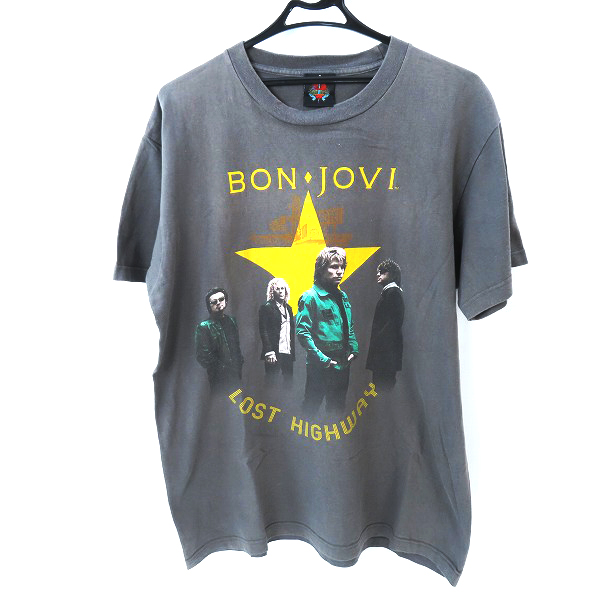 実際に弊社で買取させて頂いたBON JOVI/ボンジョビ 2008年 LOST HIGHWAY JAPAN TOUR Tシャツ/ロストハイウェイ ヴィンテージ ツアー バンド Tシャツ/XL